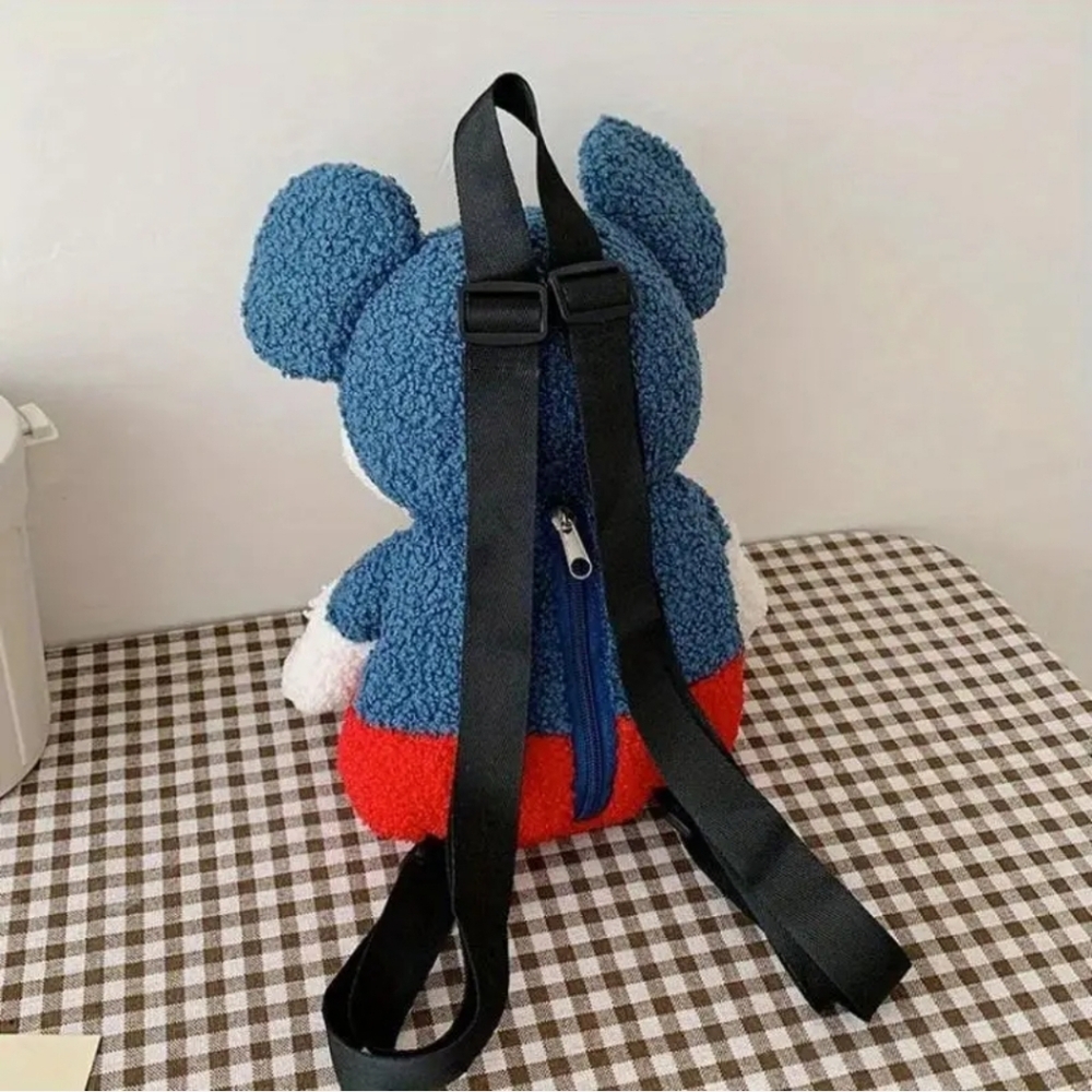 Disney Mickey Mouse Plush Backpack - Picture 4 of 6